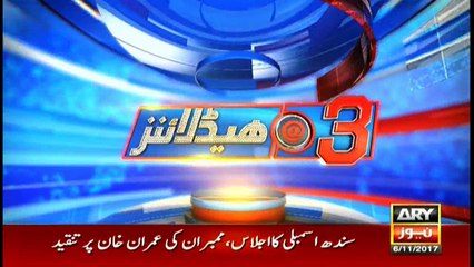 Headlines 1500 6th November 2017