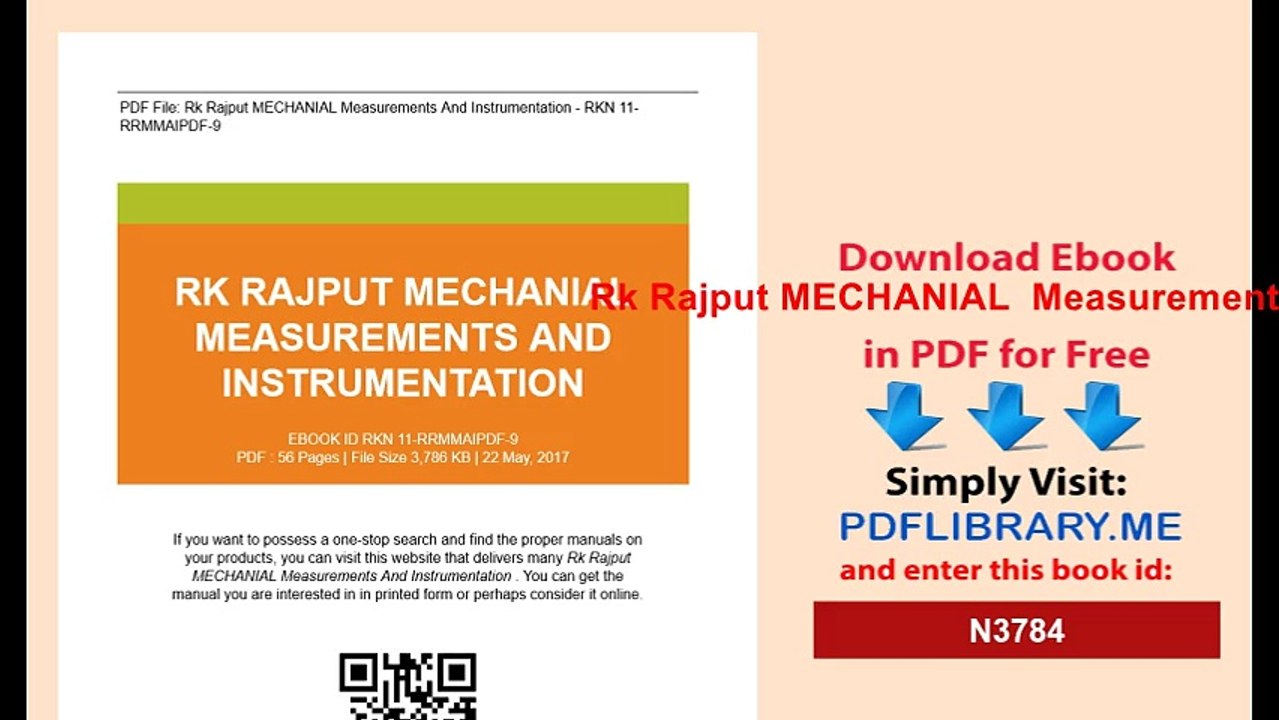 Rk Rajput MECHANIAL  Measurements And Instrumentation