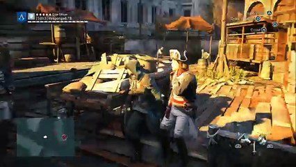 PS4 Assassins Creed Unity Free Roam Gameplay #2