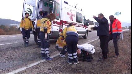 Kontrolden Çıkaran Araç Şarampole Yuvarlandı: 3 Yaralı