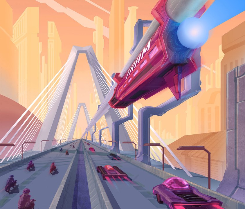 American Transportation system - modern technology - US Technology - future flying car