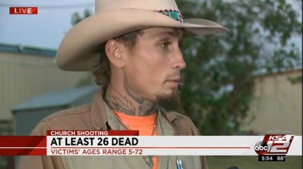 "J'ai simplement agi" : l'homme qui s'est lancé à la poursuite du tireur de Sutherland Springs raconte