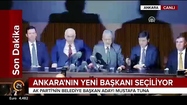 AK Parti nin Ankara Büyükşehir Belediye Başkan adayı Mustafa Tuna seçildi