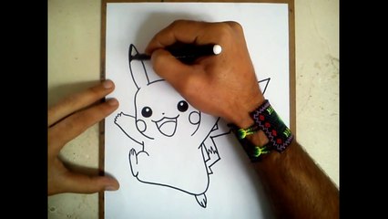 COMO DIBUJAR A PIKACHU / how to draw pikachu - pokemon
