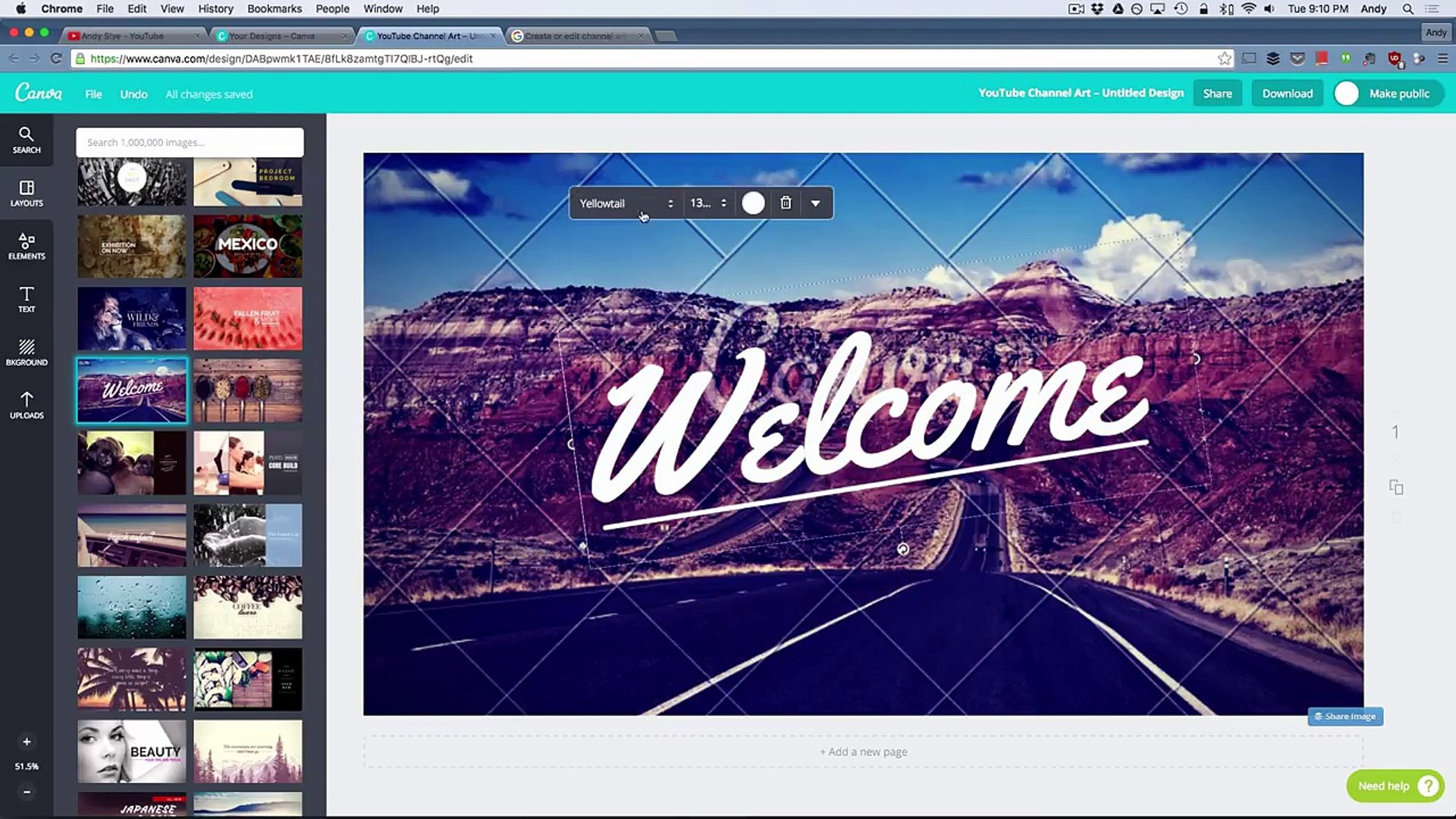 How To Make Youtube Channel Art 2017 Tutorial Video Dailymotion