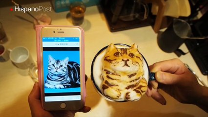 Cafés con dibujos en 3D son la sensación en Taiwán