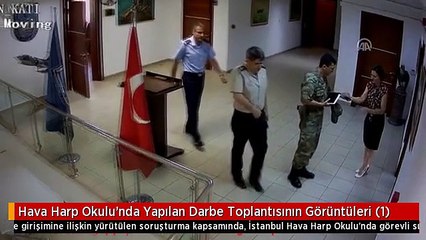 Hava Harp Okulu'nda Yapılan Darbe Toplantısının Görüntüleri (1)