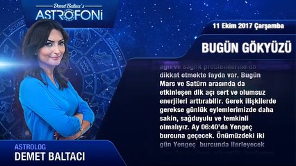 Günlük Burç Yorumu 11 Ekim 2017 Çarşamba, Astroloji, Burçlar