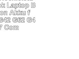 DTK Ultra Hochleistung Notebook Laptop Batterie Liion Akku für Hp G32 G42 G62 G4 G6 G7