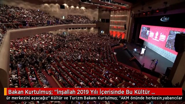 Bakan Kurtulmuş: İnşallah 2019 Yılı İçerisinde Bu Kültür Merkezini Açacağız