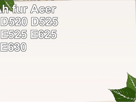 Vinitech Akku mit 108V 4400mAh für Acer eMachines D520 D525 D725 E430 E525 E625 E627 E630