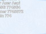 Hochleistungs Akku 6600mAh für Acer Aspire 7745 7745G 7745G434G1TMnGamer 7745G726G1TMn