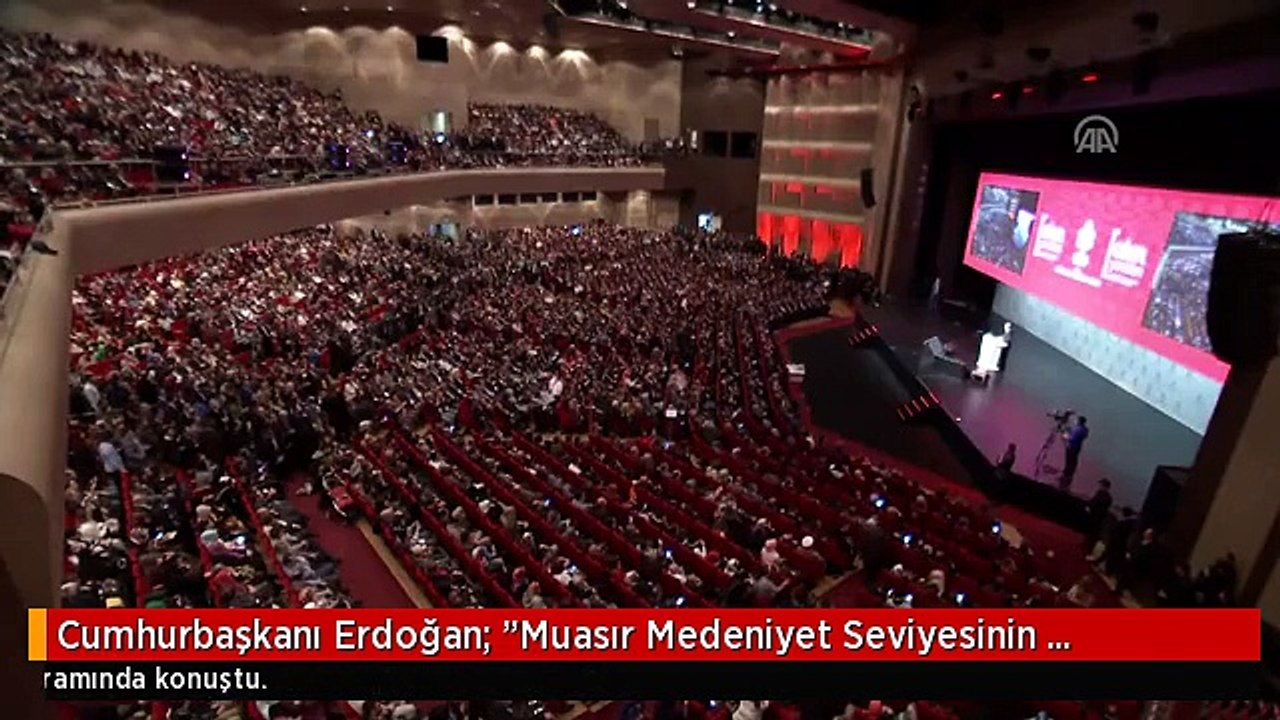 Cumhurbaşkanı Erdoğan: "Muasır Medeniyet Seviyesinin Üzerine Çıkma Hedefini İsabetli Buluyor ve Ona...