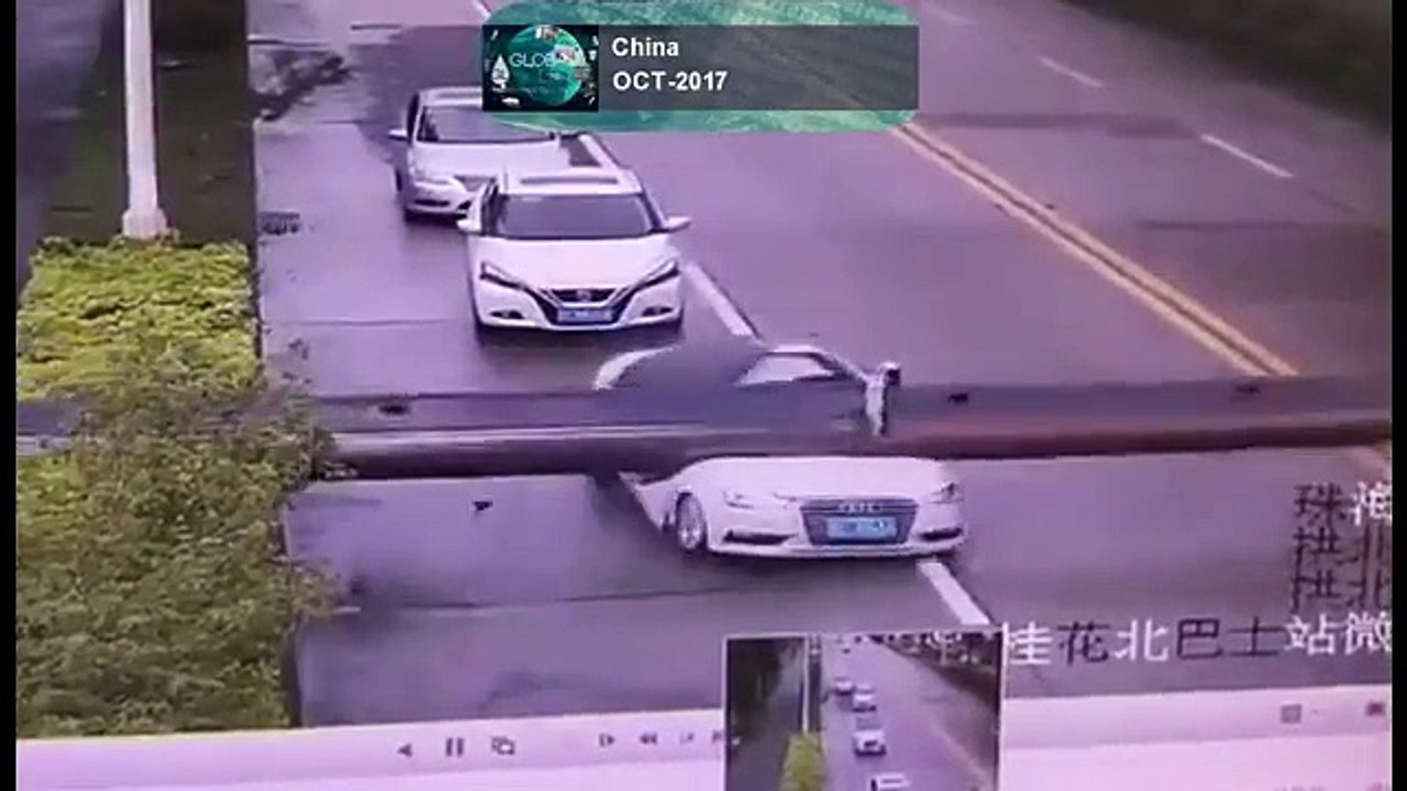 Lucky Audi driver