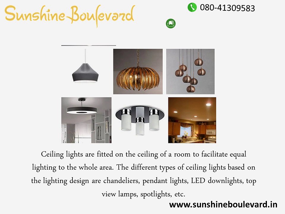 Ceiling Light Accessories: Kinds and Utilizes