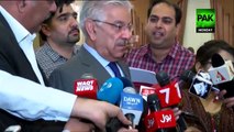 Khawaja Muhammad Asif's Media Talk - 6th November 2017