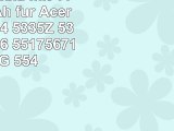 Vinitech Akku mit 111V 4400mAh für Acer Aspire 5334 5335Z 5338 55175086 55175671 5536G