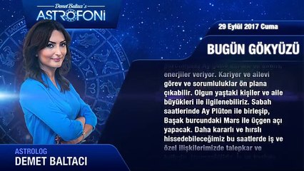 Günlük Burç Yorumu 29 Eylül 2017 Cuma, Astroloji, Burçlar
