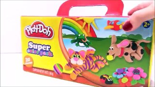 LEARN TO COUNT 1 to 20 with PLAY-DOH SUPER COLOR PACK! LEARN 20 COLORS!