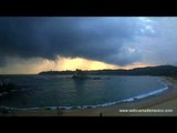 Timelapse Captures Waterspout Swirling Over Huatulco, Oaxaca
