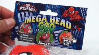 Spiderman Mega Head Goo, Marvel Zag Toys