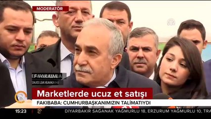 Marketlere ucuz et satışı