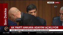 AK Parti Ankara adayını açıklıyor