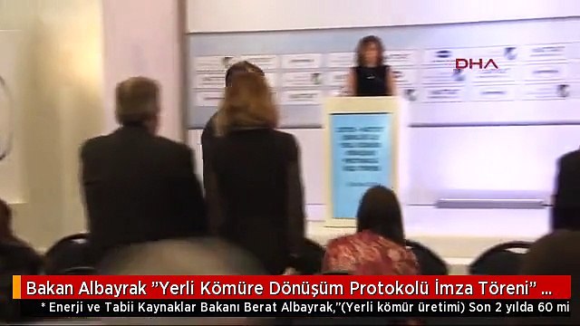 Bakan Albayrak Yerli Kömüre Dönüşüm Protokolü İmza Töreni Ne Katıldı