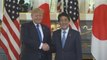 Trump y Abe exhiben una unidad sin fisuras frente a Corea del Norte