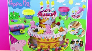 Juego de plastilina para hacer pasteles de Peppa Pig | Juguetes de cocinar de Peppa la cerdita