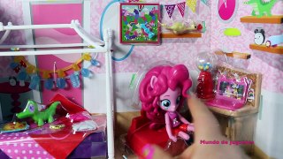 My Little Pony Pinkie Pie Dormitorio Para Pijamada Pony|MLP Slumber Party Bedroom Set Mundo de Jugue