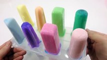 DIY How to Make Colors Milk Icecream Learn Colors Slime Baby Doll Bath Time