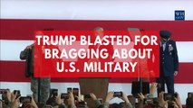 Trump brags in Japan it 'was not pleasant' for nations that underestimated US military