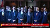 Ankara Büyükşehir Belediye Başkanı Doç. Dr. Mustafa Tuna Tebrikleri Kabul Etti