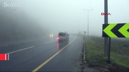 Bolu Dağı’nda sis engeli