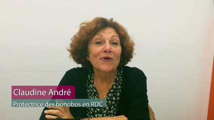 Interview de Claudine André, protectrice des bonobos en RDC