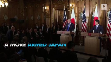 Trump encourages Japan to buy US military equipment