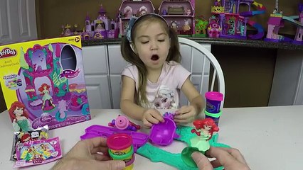 DISNEY PRINCESS PLAY-DOH ARIEL THE LITTLE MERMAID UNDER SEA CASTLE KidFriendly Toys Plastilina プレードウ