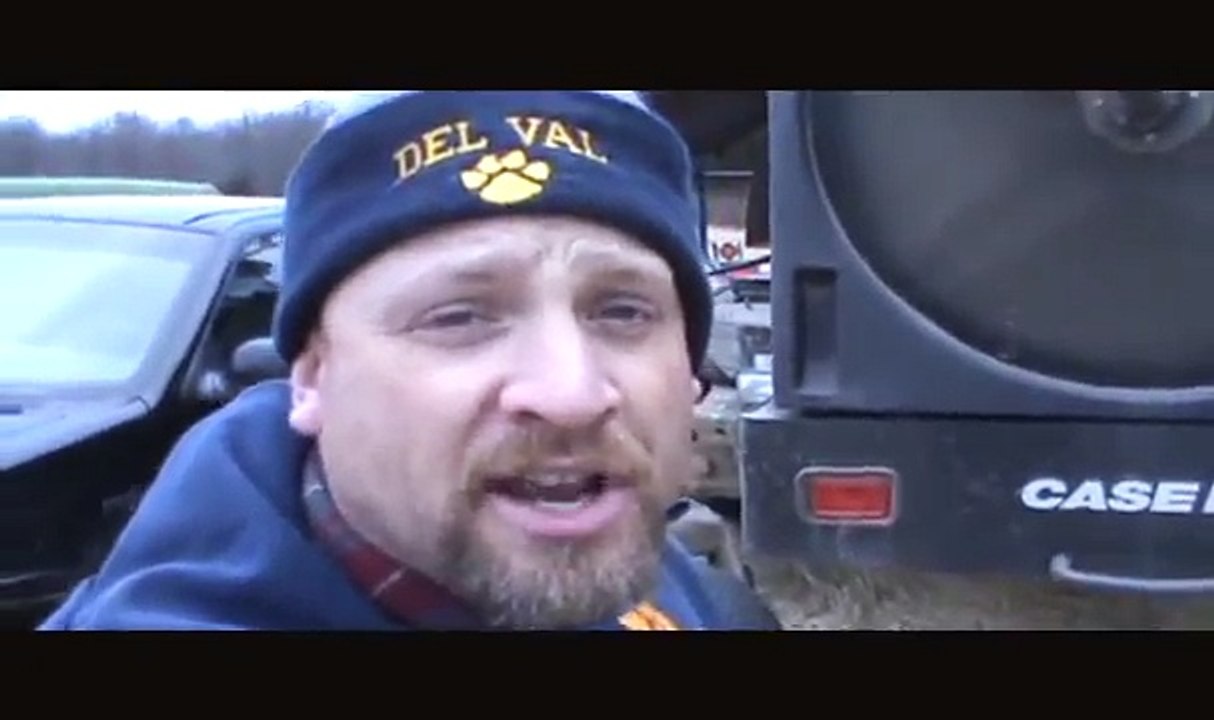 winter hay making and a dirt body.wmv