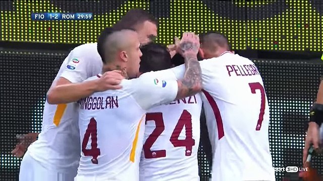 ملخص مباراة روما وفيورنتينا 4-2 ◄ الدوري الايطالي 5-11-2017 [ شاشة كاملة