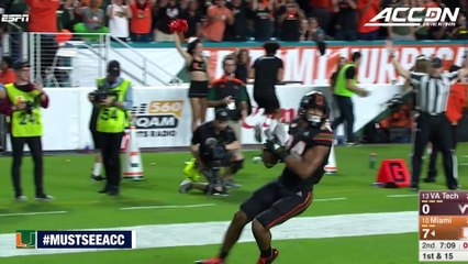 Virginia Tech vs. Miami Football Highlights (2017)