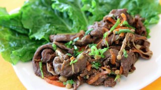 Korean Bulgogi (Marinated Beef) - Korean Recipe - CookingWithAlia - Episode 319