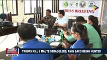 Troops kill 9 Maute stragglers; Amin Baco being hunted