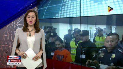 Captured Indonesian terrorist presented to newsmen