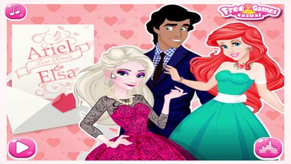 Elsa Frozen And Ariel Love Rivals Prince Eric Games For Kids