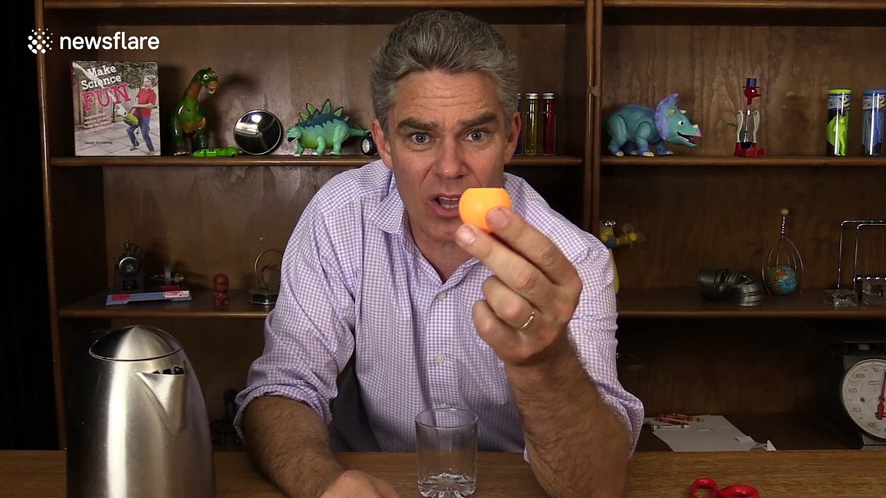 How to remove a dent from a ping pong ball