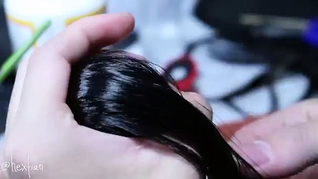 How to make a BJD Wig [ UP-DO ]