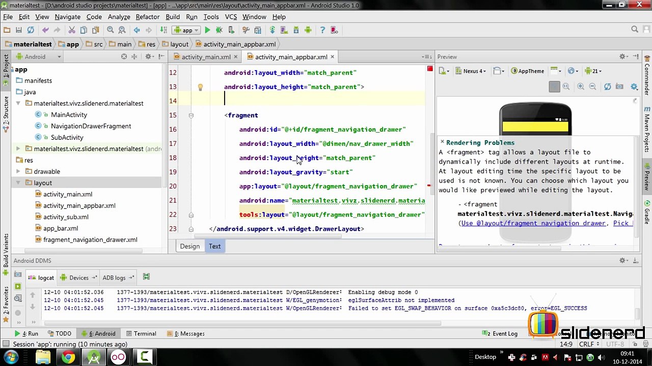 222 Material Navigation Drawer Types |