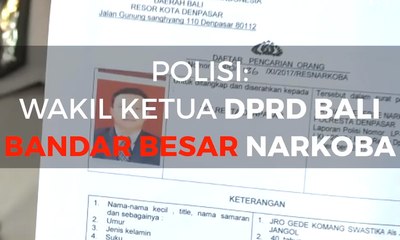 Menurut Polisi, Wakil Ketua DPRD Bali adalah Bandar Besar