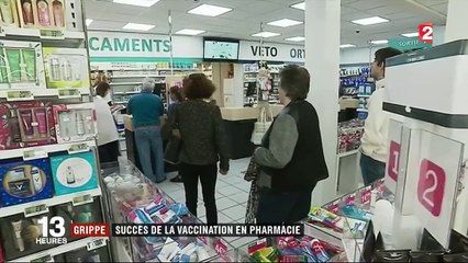 Grippe : le succès de la vaccination en pharmacie